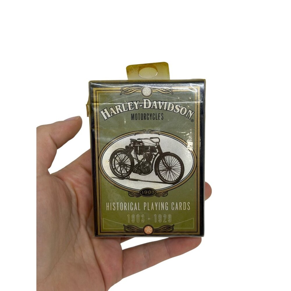 Vintage NIP Harley-Davidson Historical Playing Cards 1903-1929 Sealed Deck 1997